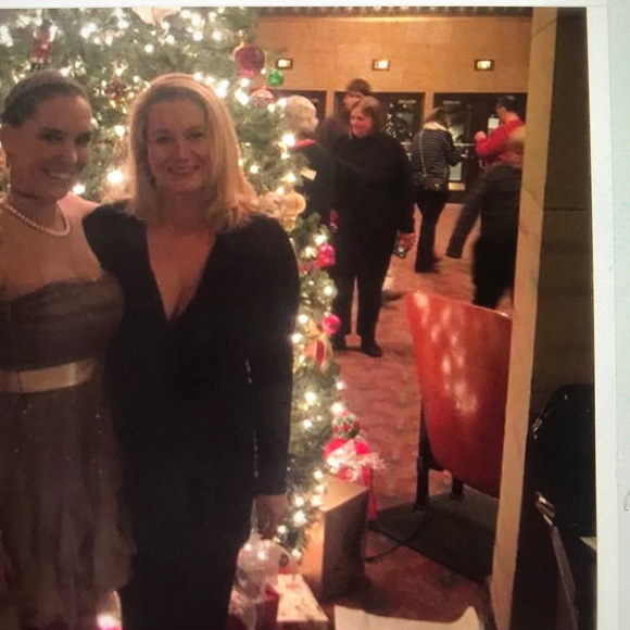 MinkPink Blue Velvet Dress - Picture 2 of 5